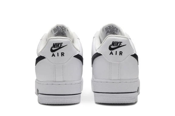 Air Force 1 White Black Swoosh